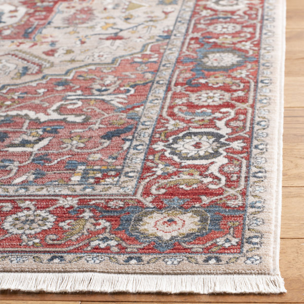 World Menagerie Stow Oriental Red Area Rug & Reviews Wayfair